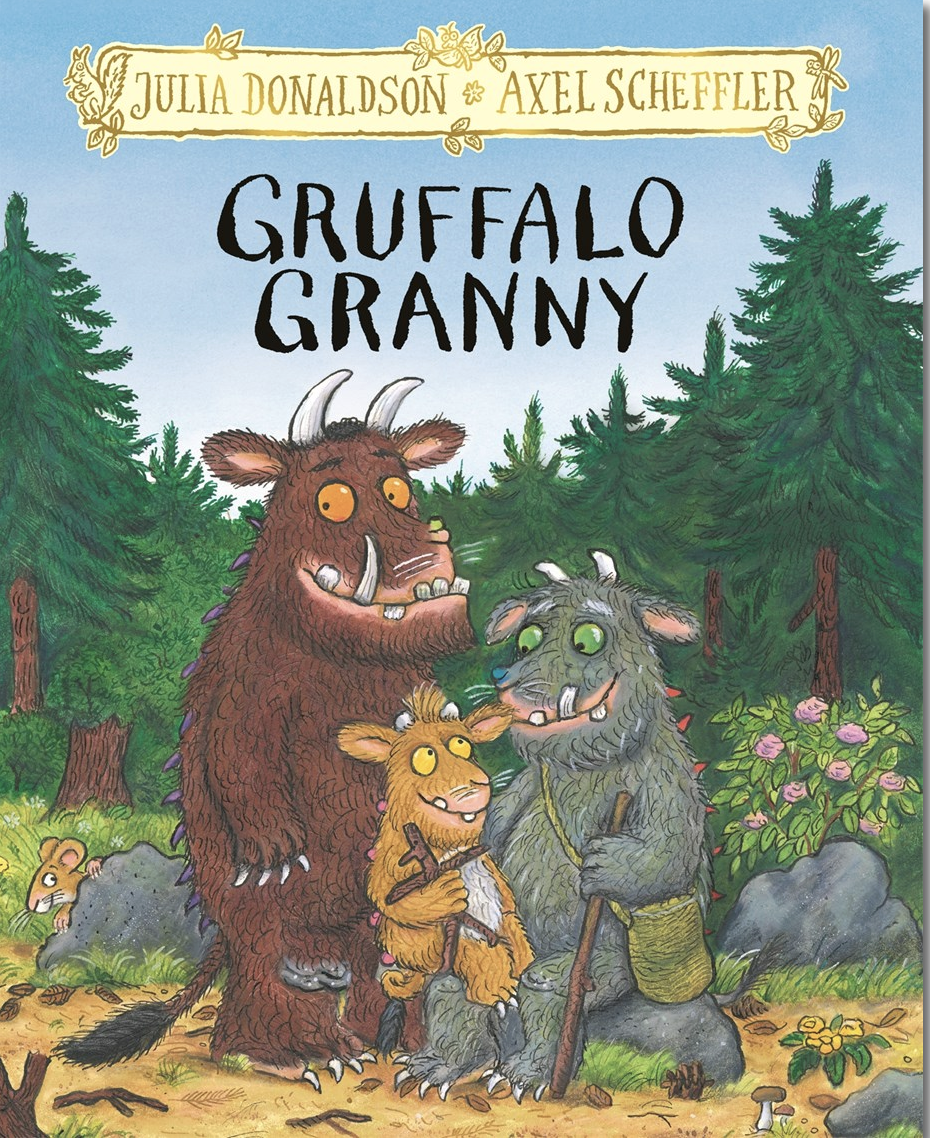 PRE-ORDER with Art Print: Gruffalo Granny by Julia Donaldson & Axel Scheffler - A Brand New Gruffalo picture book! (Available 10/09/26)