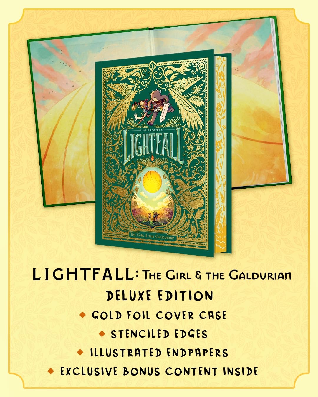 PRE-ORDER SIGNED BOOKPLATE: Lightfall: The Girl & the Galdurian by Tim Probert (Deluxe Edition, Hardback) Publishes 10/09/26
