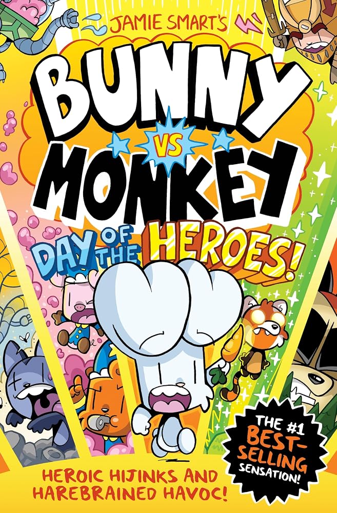 Bunny vs Monkey 12: Day of the Heroes! cover image